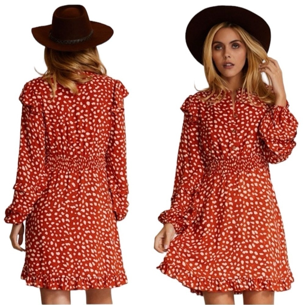 Miss sparkling Red Polka Dot Dress